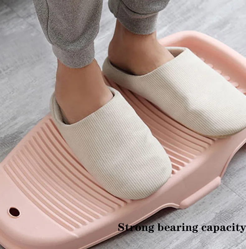 

Thicken Scrubboards Clothes Washboard Plastic Anti Slip Washing Board with Soap Holder Laundry Scrubbing Cleaning Products