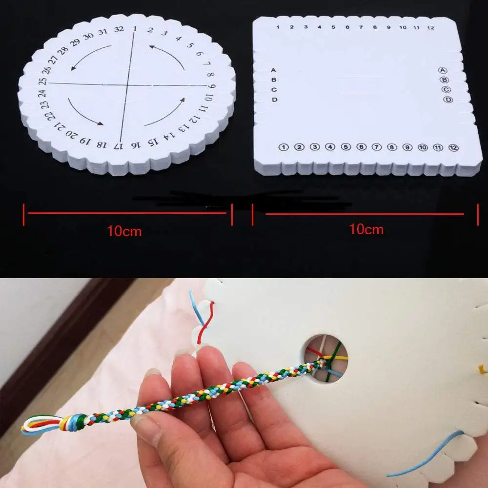 2 4 шт./компл. Kumihimo шнур для бисероплетения диск нить сделай сам Плетеный