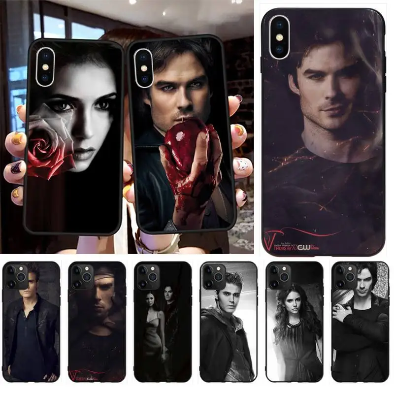 Чехол HPCHCJHM с дневниками вампира Стефаном деймоном Сальваторе черный чехол для