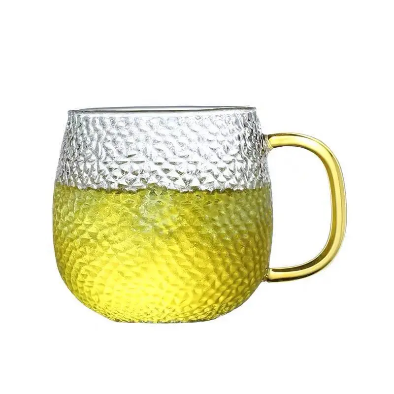 Coffee Glass Mug Hot Drinking Milk Tea Cup Cocktail Crystal Transparent Mugs Handle Drinkware Couple Gifts |