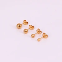 not fade stainless steel earrings for women small stud earrings 2020 wholesale tiny korean clip on earring jewelry ke022