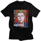 Jujutsu кайсен Kento Нанами футболка для мужчин натуральный хлопок футболка высокий футболка с короткими рукавами и с рисунками из аниме футболка 