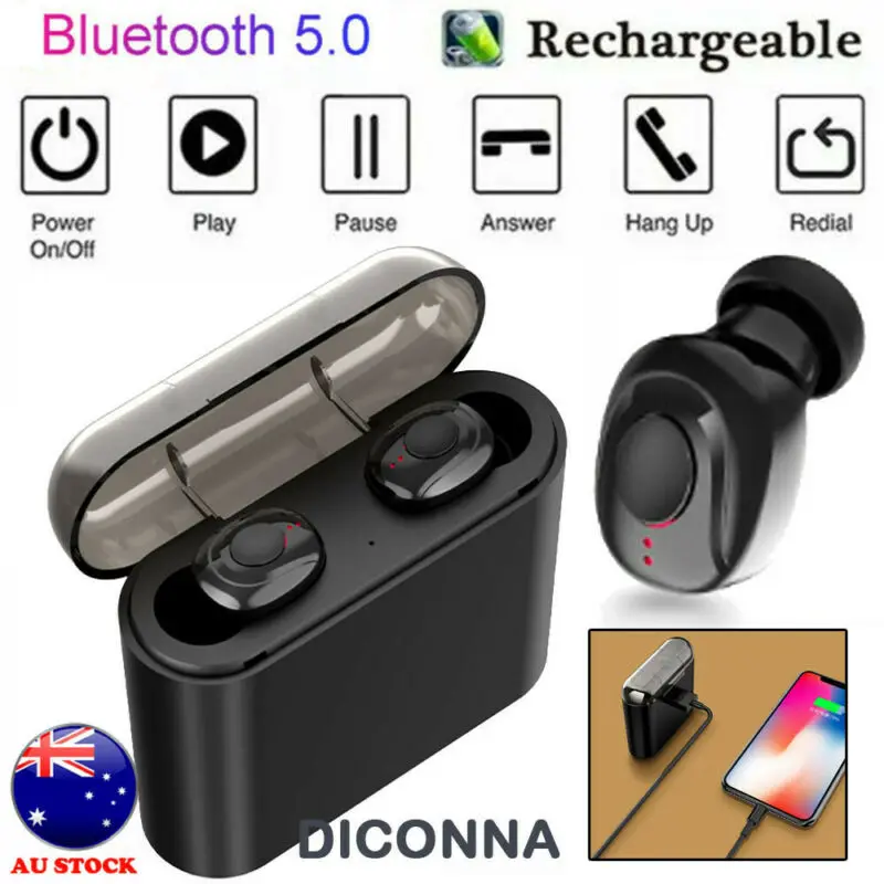 Спортивные мини-наушники-вкладыши TWS Twin True Wireless Bluetooth 5 0 | Электроника