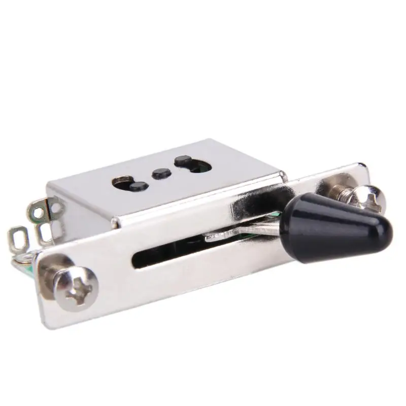 bunte 5 way e gitarre pickups toggle wahlschalter teile chrom mit knob gitarre teile zubehör musical instrument free global shipping