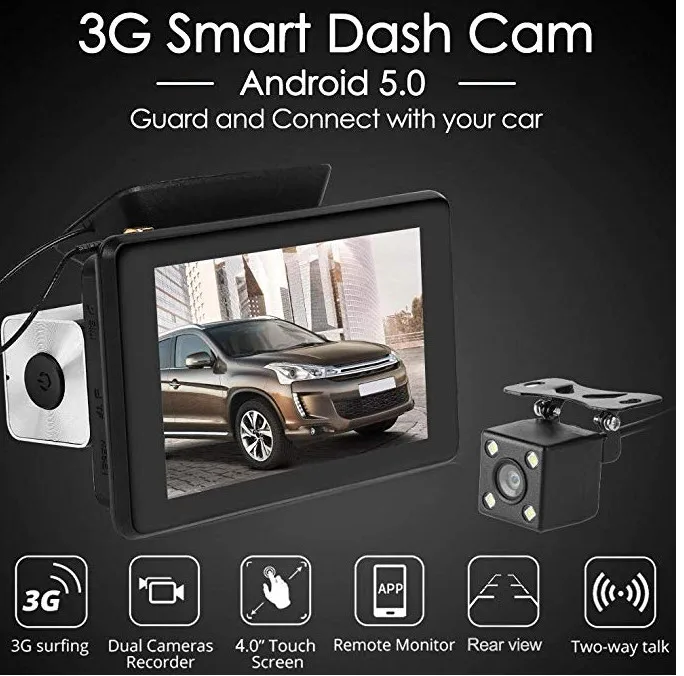 LSON T4 3g gps с DVR камерой 170 градусов широкий угол 4,0 дюймов WiFi ips HD 1080P DashCam с Навител русская карта