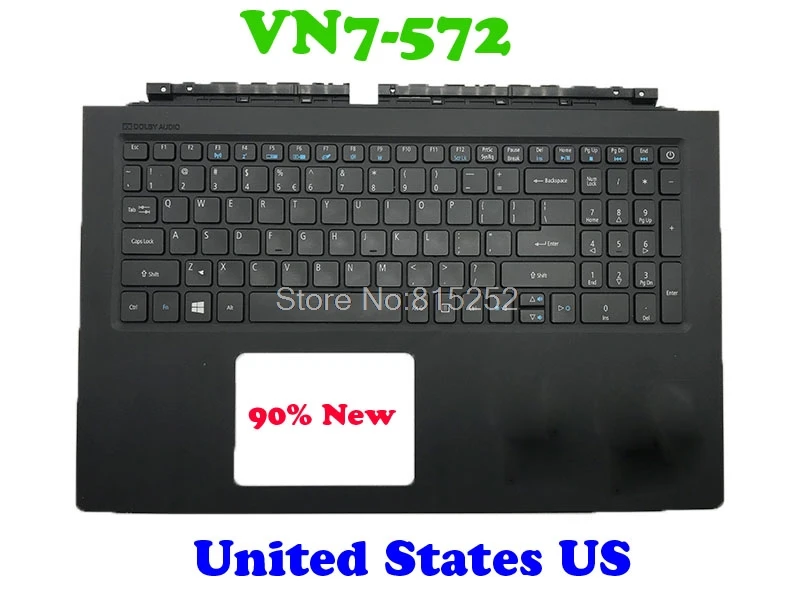 Ноутбук Упор для рук и клавиатура ACER V15 Nitro VN7 572 572G английском языке США Аравия AR 90%