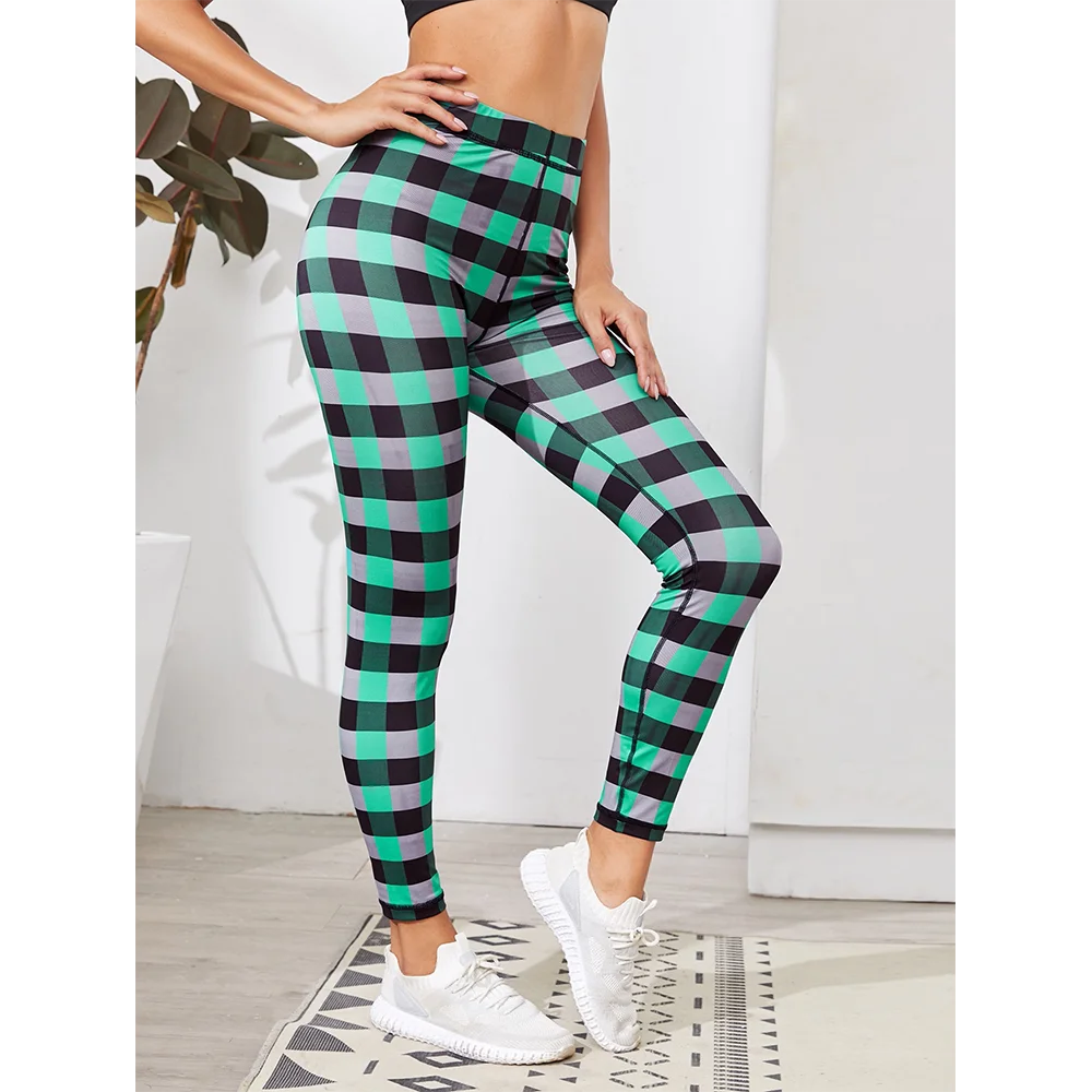 

High Waisted Leggings Tummy Control Printed Pants for Women - Soft Slim for Workout Yoga Running