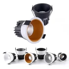 Утопленные антибликосветодиодный приглушаемые светодиодные COB светильники 7W9W12W15W, светодиодные фонари 85  265V