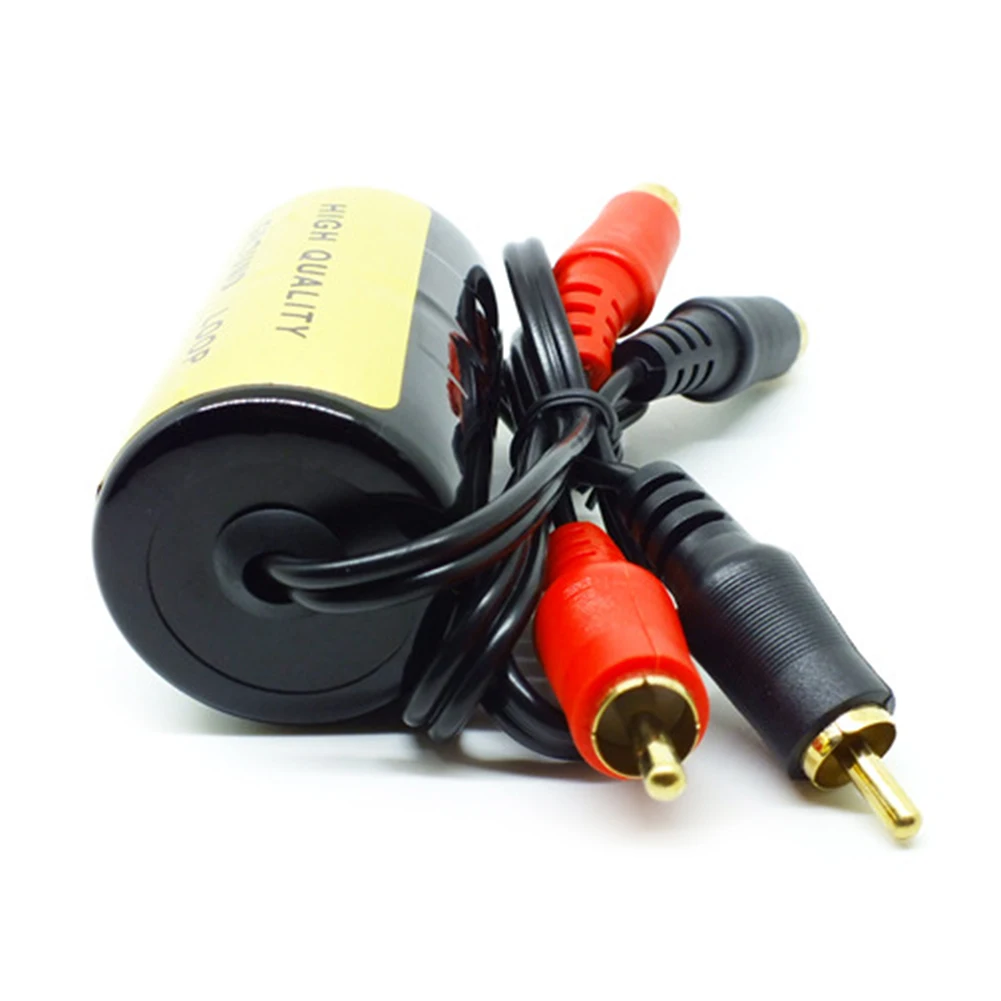 

Audio Anti-Noise RCA Ground Loop Isolator Noise Filter Female To Male Earthing High Quality For Car Audio Systems Dropshipping