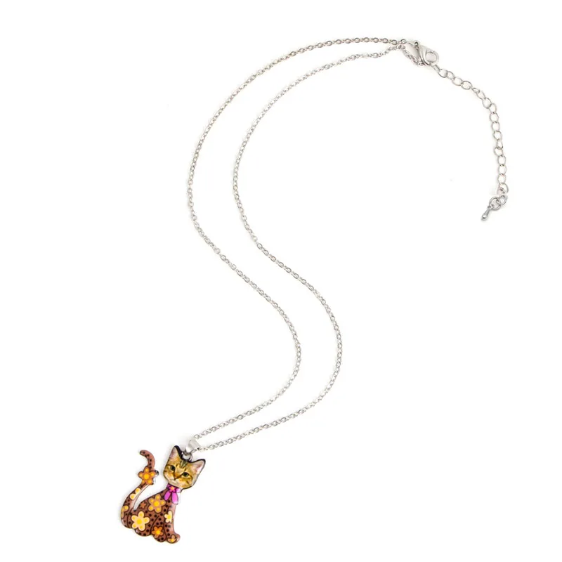 Ожерелье с подвеской в виде кота и животного унисекс|choker pendant|color chokerdog necklace |