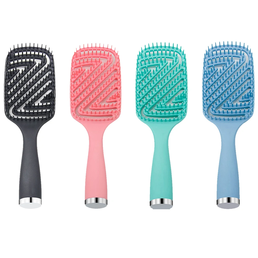 

1PC Hair Comb Detangle Hairbrush Scalp Massage Brush Wet Curly Styling Tools Salon HairBrush Massage