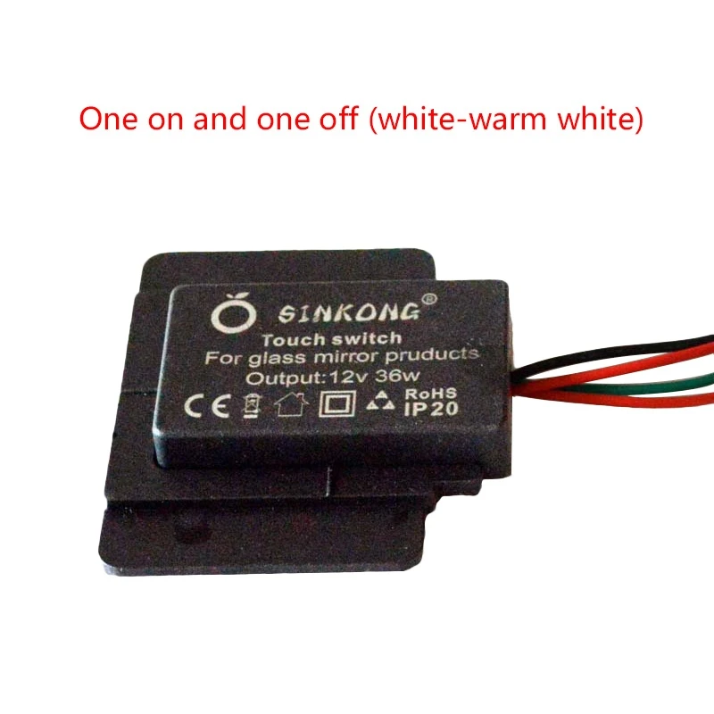 

Two-color/Monochrome Buckle Type Smart Touching Sensor Switch for Mirror Lamp