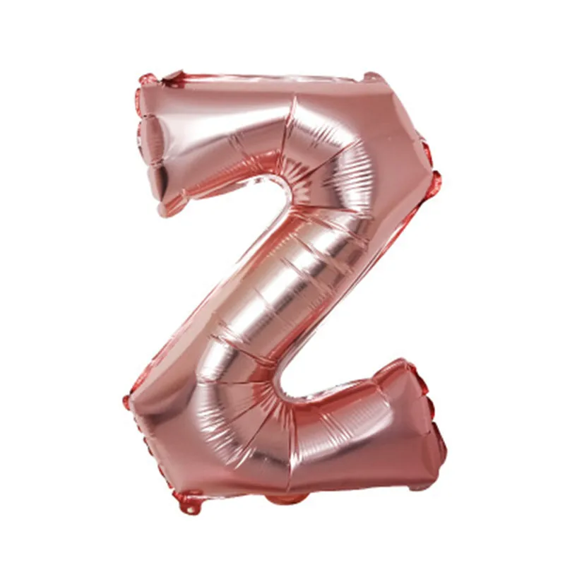 40 дюймовые розовые золотые буквы воздушные шары украшения для дня рождения