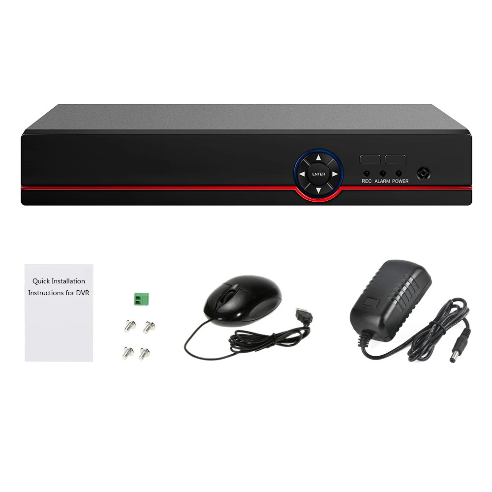 

4CH 1080P FHD ONVIF IP/Analog/TVI/CVI/ DVR CCTV Digital Video Recorder Remote Phone Monitoring Surveillance System kit Camera