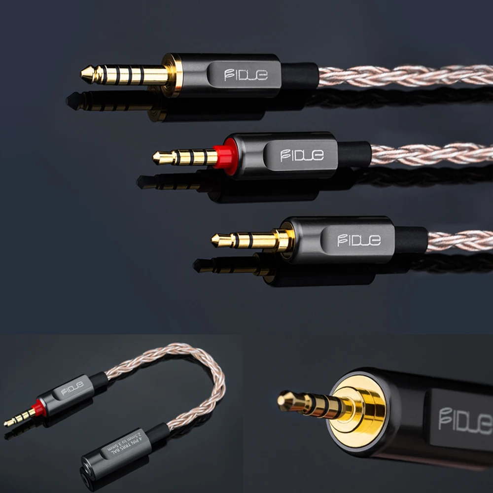 Fidue Sirius MKII In-Ear Earphones Wired HiFi Monitor Line Type Detachable 2.5mm Connectors Hybrid Technology For Mobile Phone |