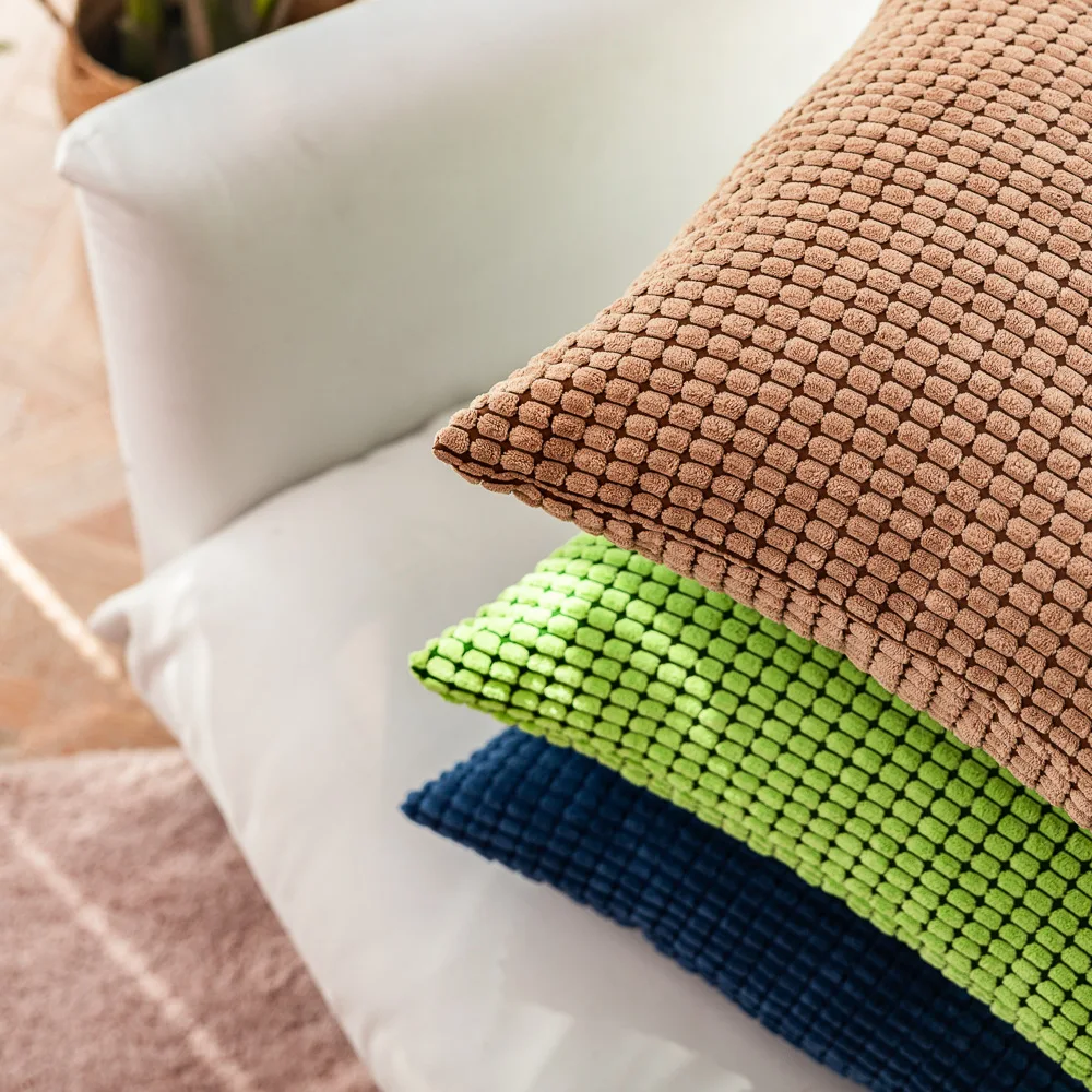 Corduroy Cushion Cover Nordic Modern Home Decoration Pillow Covers Rectangular 30x50 Throw Salon | Дом и сад