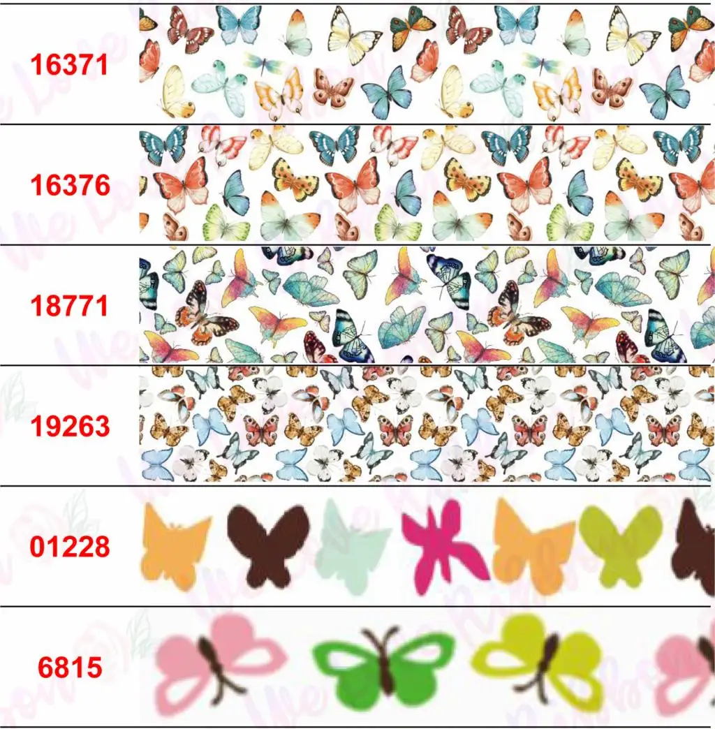16 мм-75 мм Цветная Бабочка серия галактика цветок пчела напечатанный