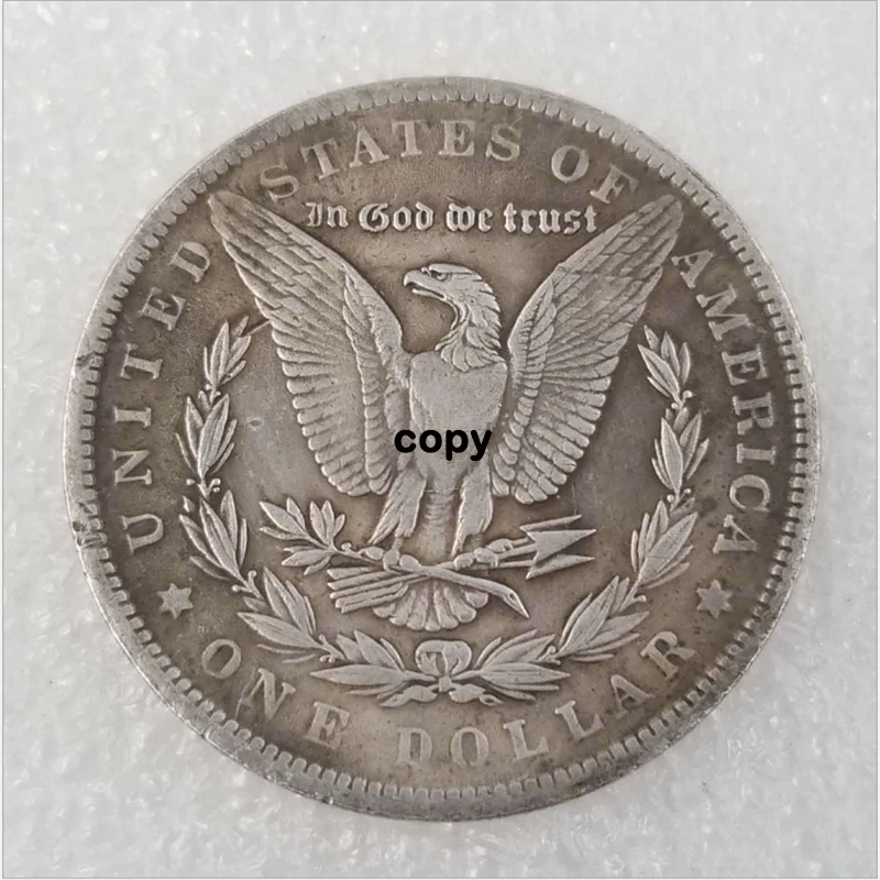 1880 USA Morgan One Dollar Replica Coin Gift Collection In God We Trust Souvenir Home Decor | Дом и сад