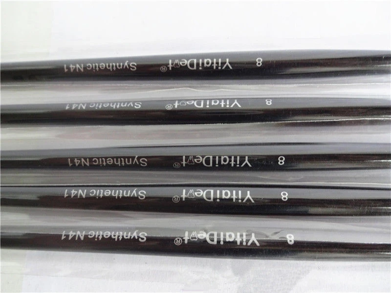 5 шт. зубная фарфоровая Кисть ручка 8 # стоматологическое лабораторное