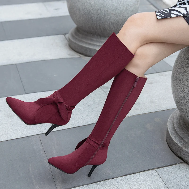 

Big Size thigh high boots knee high boots over the knee boots women ladies boots shoes woman winter boots women