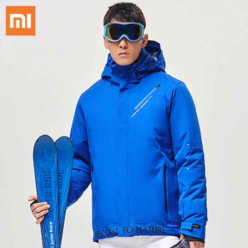 

Лыжный костюм Xiaomi f16ot, зимняя куртка, мужское водонепроницаемое дышащее теплое пальто для сноуборда, горное уличное пальто