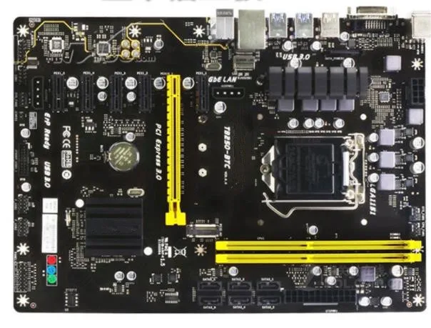Семейная материнская плата для майнинга DDR4 LGA 1151 32 Гб USB2.0 USB3.0 B250 десктопная
