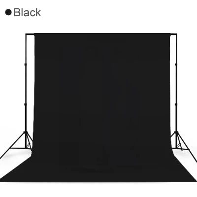 Black Фотография 2 м* 2 м фон поддержка стенд металлический штатив и 200 см* 300 см фото нетканый тканевый фон ткань для студийного видео - Цвет: Black