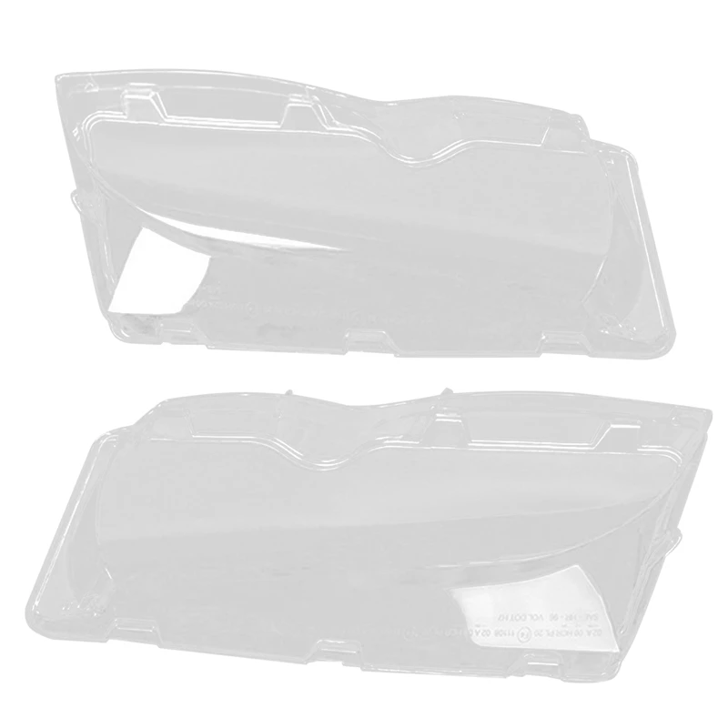 

Крышка для объектива фары, 1 пара прозрачных крышек для левой и правой фар, совместимых с BMW 02-05 E46 325 330