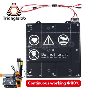 Мини-3D-принтер TriangleLAB 24 В PRUSA, Подогреваемая кровать с непрерывным подогревом до 110 C