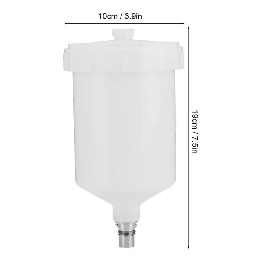 Шаг сверла дрель 600 мл большая емкость распылитель чашка Замена краска с Резьбой