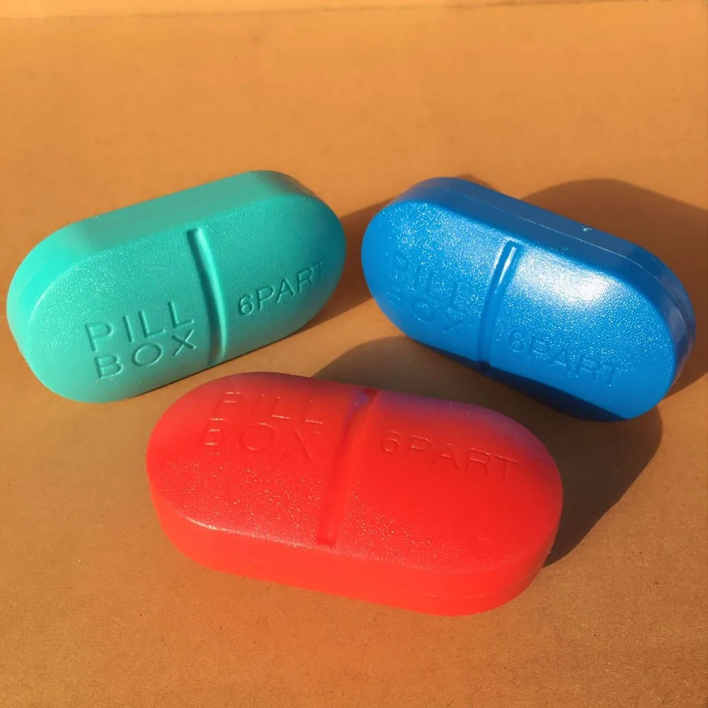 Мини 6 сеток лекарственный кейс для таблеток портативный органайзер капсула