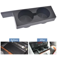 car front center console storage box coinwater cup holder beverage bottle tray for bmw e39 5 series 528i 525i 530i m5 99 03