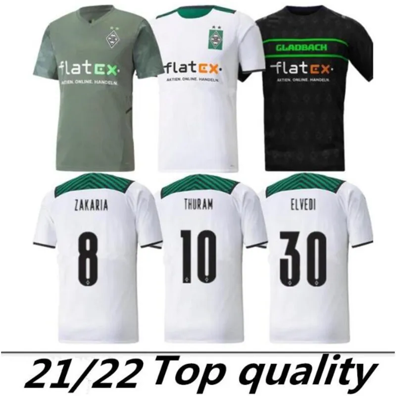 

2022 Borussia Men Kids Sports Training Suit Short-sleeved T-shirt Running Shirt Monchengladbach European Size Custom Name number