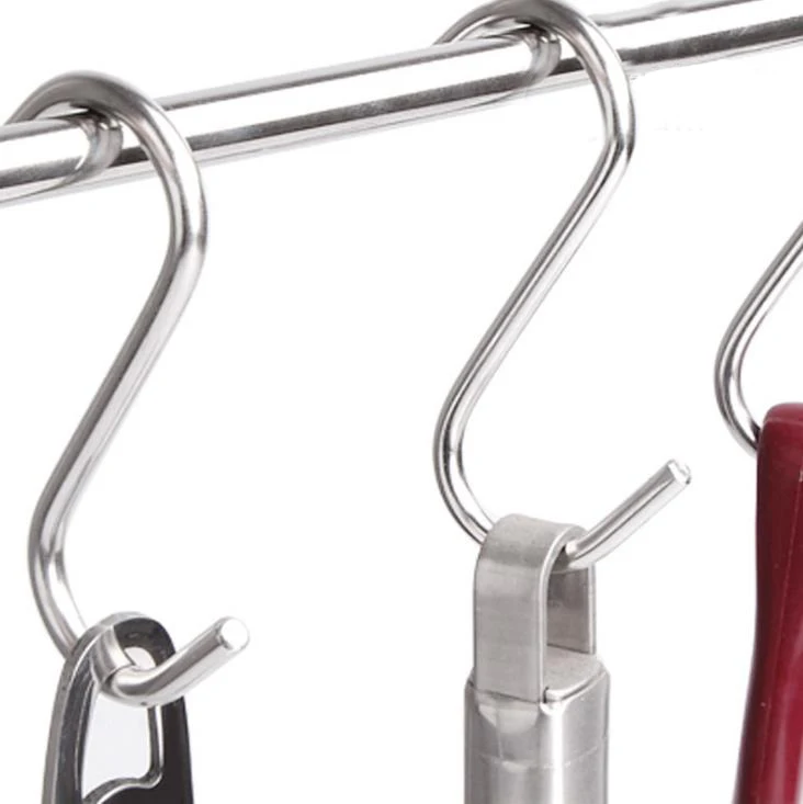 5 шт./компл. Творческий Нержавеющая сталь крючки круглый s образный дом Кухня