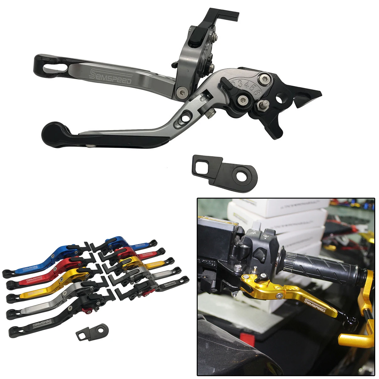 SEMSPEED мотоциклетные X ADV 750 ЧПУ парковочные рычаги для Honda XADV750 ADV750 2017 2019 2020 складные