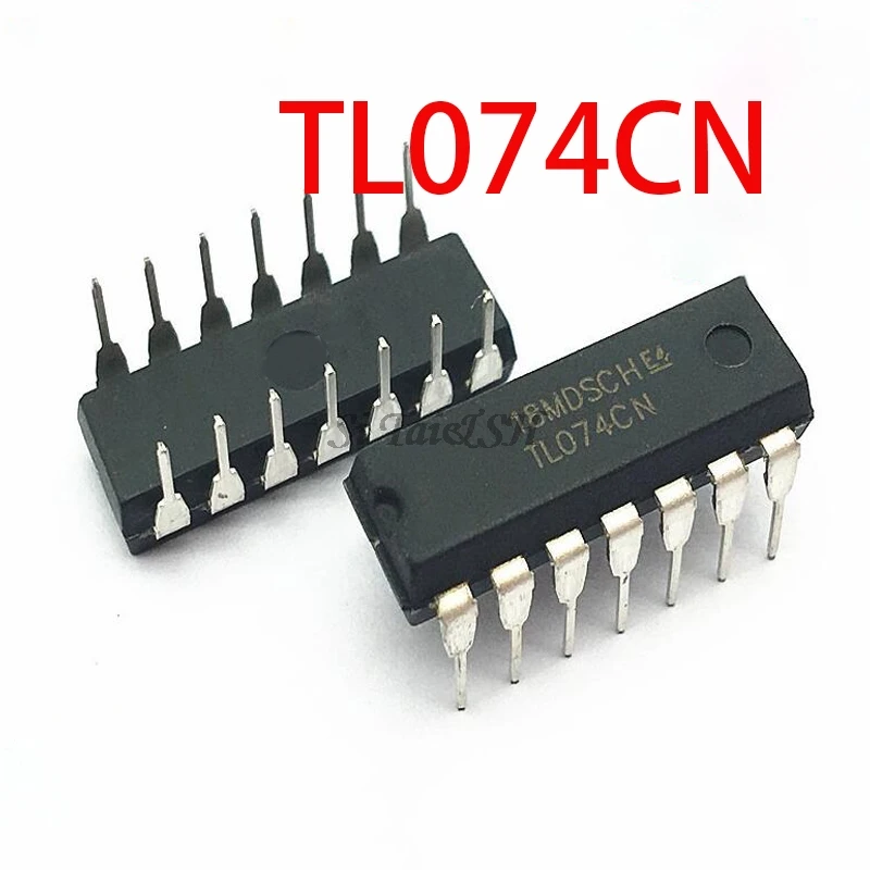 10 шт. TL074CN DIP14 TL074 DIP 074CN DIP новый и оригинальный IC