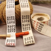 25x70mmcotton twill webbingflat or folded labelstags for knitted thingscustompersonalizadahandmade labelsew accessori