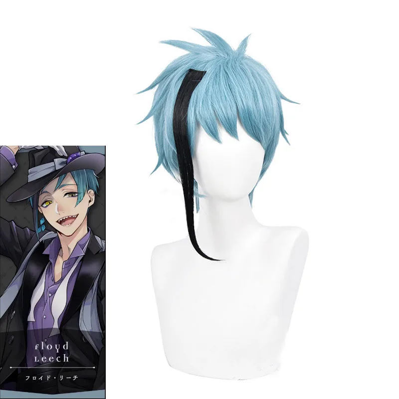 Парики для косплея из витой страны Wonderland Floyd Leech Jade Wig Twin Brothers короткие волосы