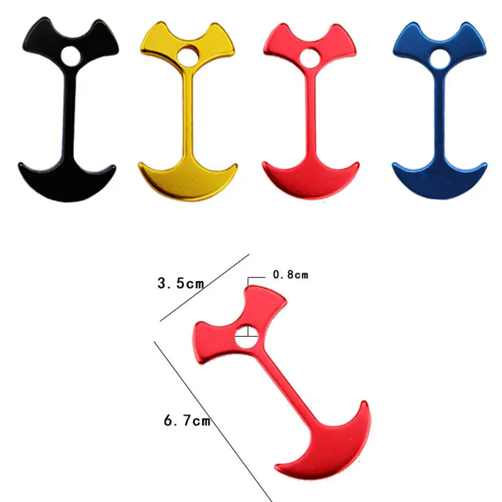 4 шт. алюминиевый сплав для наружной палатки кемпинга заглушка в виде рыбьей