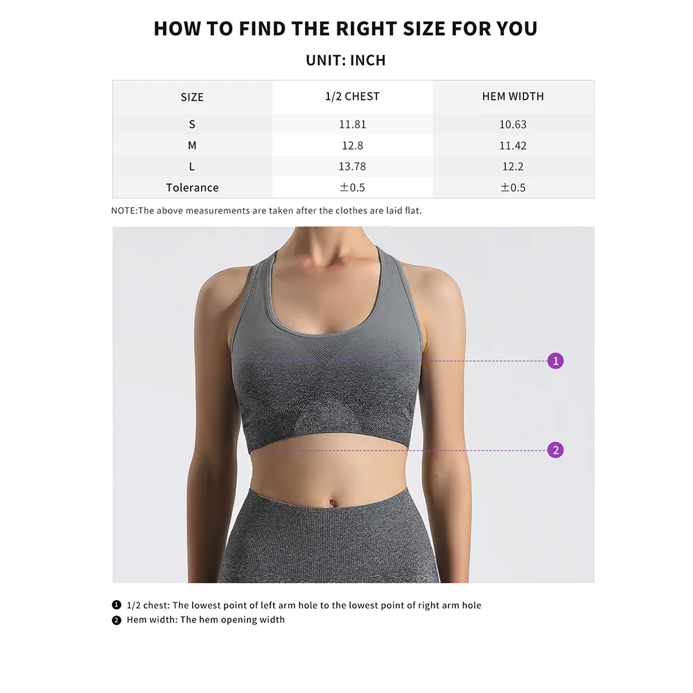 

2021 Running Gym Fitness Bras Crop Tops Women Activewear Seamless Breathable Nylon High Waist Push Up Yoga Workout Sports Bra