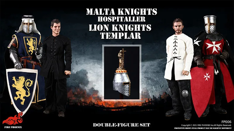 

In Stock1/6 MALTA KNIGHTS HOSPITALLER and LION KNIGHTS TEMPLAR Full Set FP006 Action Figure Models for Collection