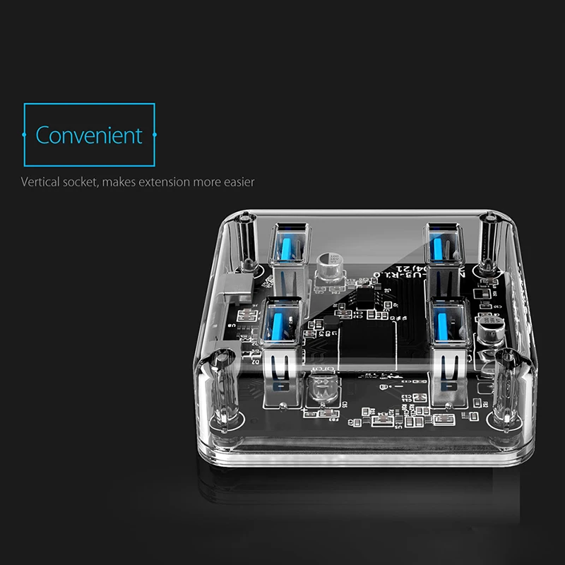 

High Speed Indicator Light USB Hub For Multi-device Computer Laptop Desktop PC Adapter Usb Flash Drive 4 ports USB 3.0 Hub