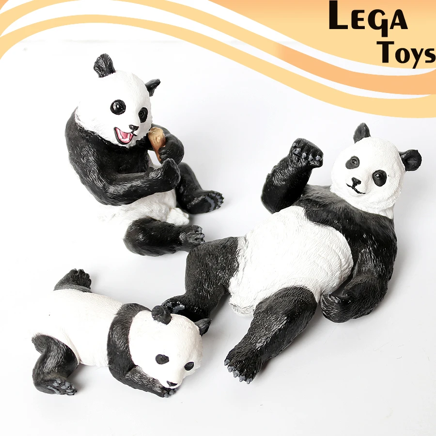 Симуляция дикой природы гигантский панды зоопарк модели животных реалистичный