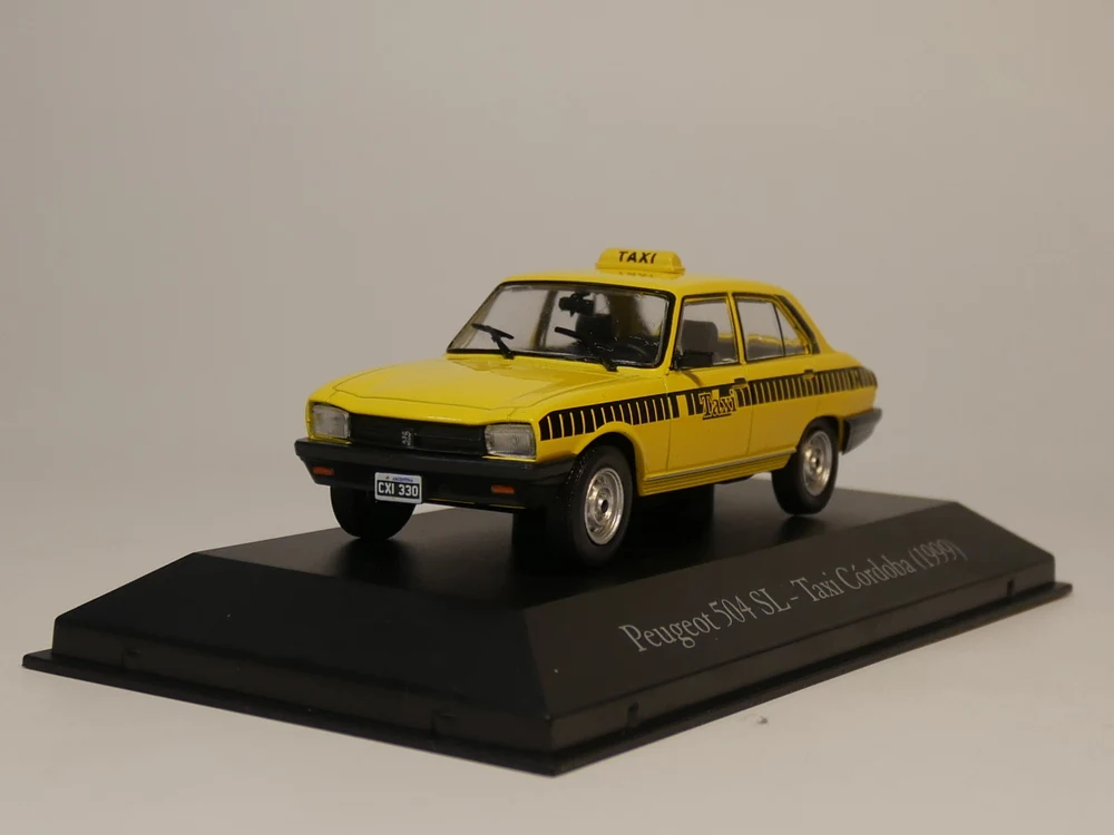 Модель автомобиля под давлением ixo 1:43 Peugeot 504 SL Taxi Cordoba 1999|Наземный транспорт| |