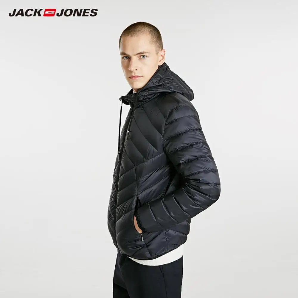 JackJones мужской светильник портативный пуховик парка пальто мужская одежда