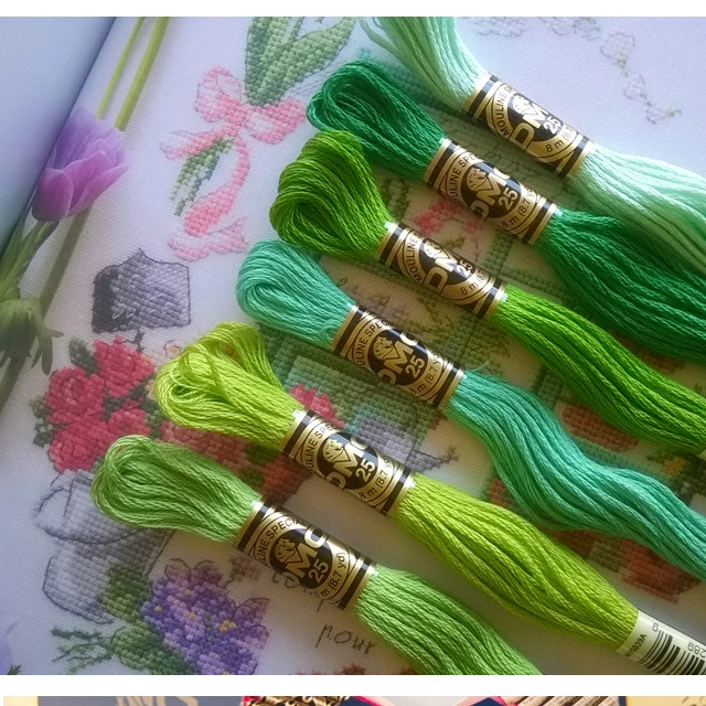 Франция dmc нитки ремесло Стич вышивка крестиком Закладка Рождество Пластиковая