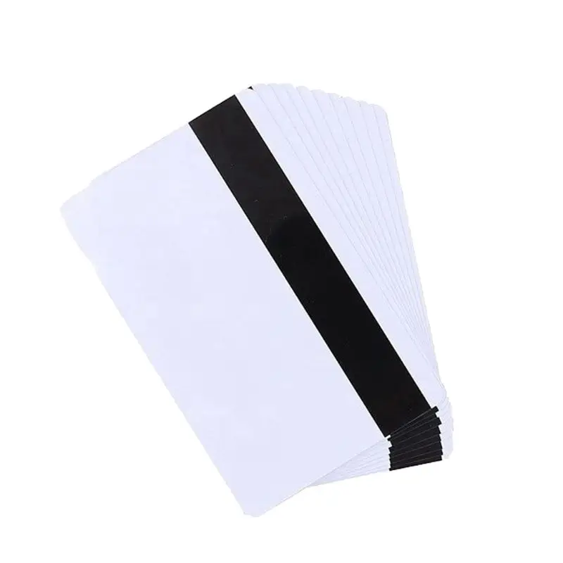 

10PCS High Resistance Blank PVC Magnetic Stripe Card 2750 OE Hi-Co 3 Track Magnetic Card For Access Control System K92F