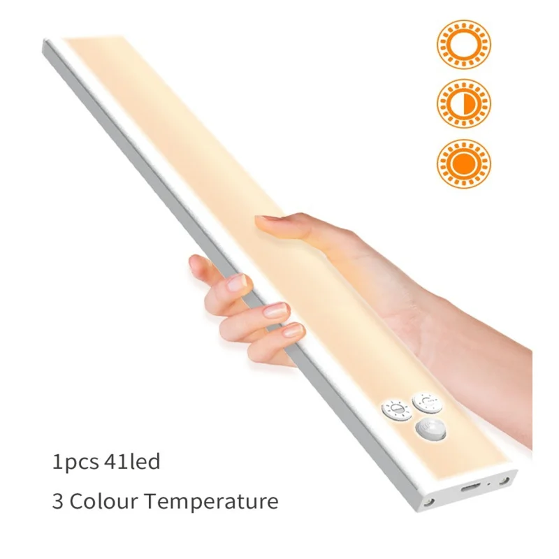 

Ultra-Thin Led Light Cabinet Lighting Usb Rechargeable Suitable For Bedside Kitchen Bedroom Wardrobe