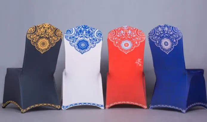 Синие искусственные Чехлы свадебное украшение искусственная ткань стул с поясом