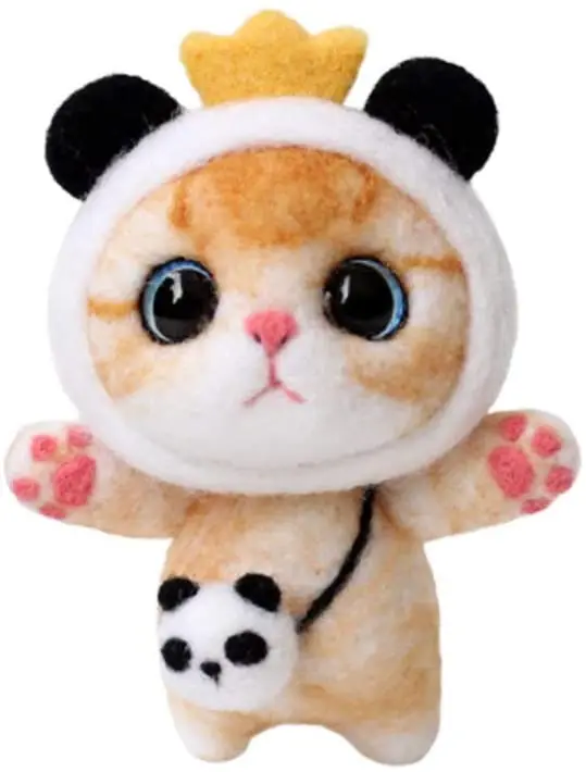 

Healifty Needle Felting Kit for Beginners Needle Felting Starter Kit with Tools and Instruction Wool Felting Supplies for Valent